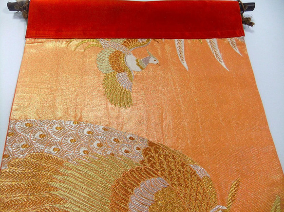 [j-027] 日式掛毯/孔雀圖案/皮帶重製 第6張的照片