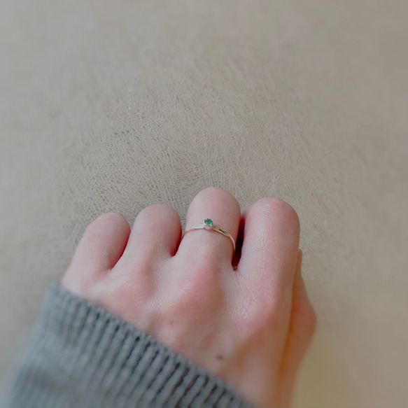 【sv950】ring〜エメラルド 8枚目の画像