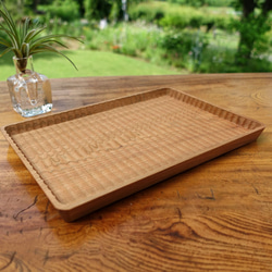 ご予約商品】入隅 我谷盆 栗 30×30×2.5cm ナチュラル お盆 トレイ 木地