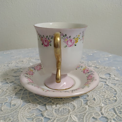 ♡カップ&ソーサー➕16.5cm皿（ミニ花スカラップ) 10枚目の画像