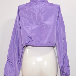 Line Sleeve Nylon Short Jacket (lilac) ジャケット パープル 紫 ストリート 5枚目の画像