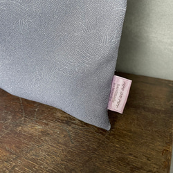 《着物リメイク》信玄袋（紐・ネイビー） 4枚目の画像