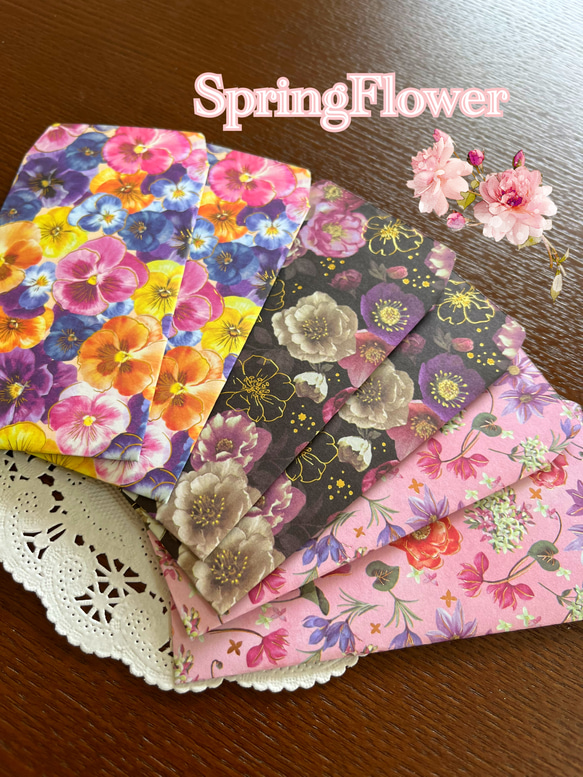 【春柄入荷しました⭐︎】SpringFlower ポチ袋 2枚目の画像