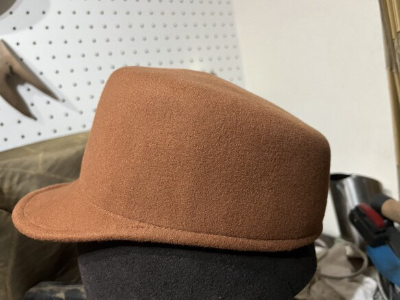 Sim様専用Wool Felt Worker's Cap  ウールフェルトワークキャップ ジンジャー 1枚目の画像