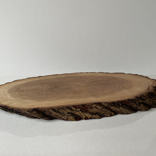 一点物】天然木クヌギの輪切り花台｜和モダンな丸太インテリア台