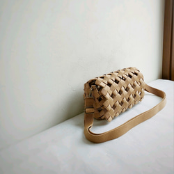 【全9色】春 夏 みんなのボディバッグ bag for all きなり beige ショルダーバッグ かごバッグ ギフト 3枚目の画像