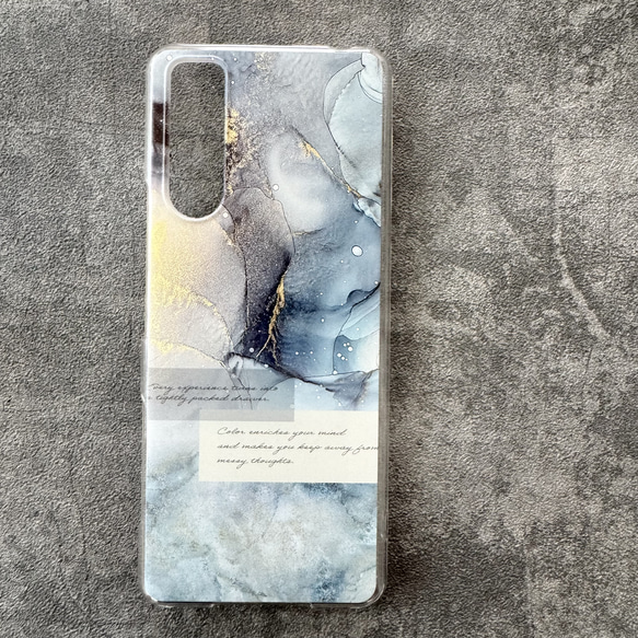 iPhone/Android スマホケース アルコールインクアート 4枚目の画像