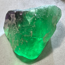 カルサイト共生 バイカラー✿*:・フローライト 蛍石 原石 ラフストーン