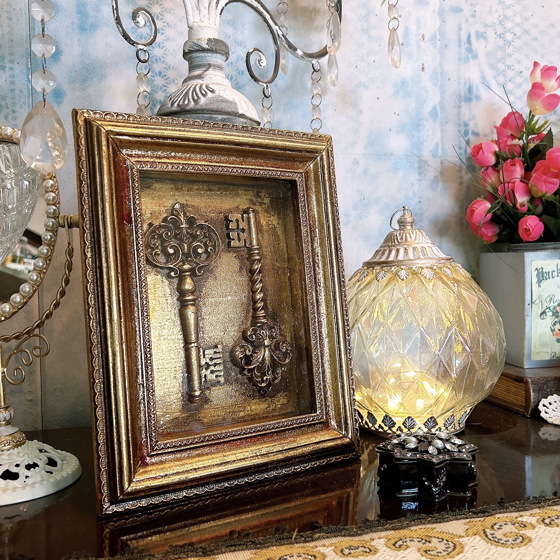 モナリザ　レプリカ　額縁　額装　額掛け　レトロ　アンティーク　インテリア モナリザ レプリカ 額縁 額装 額掛け レトロ アンティーク