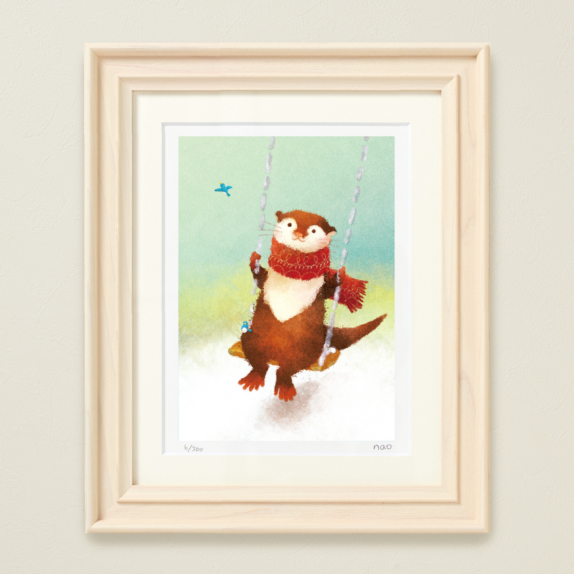 菜生アートフレーム「冬のぶ〜らんこ」 6,083円