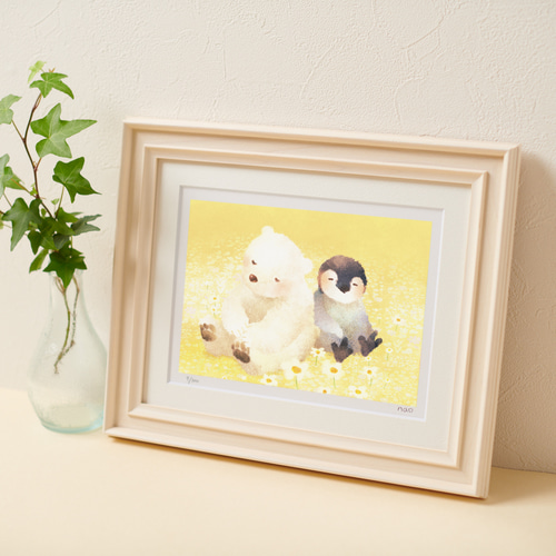 菜生アートフレーム「うつらうつら」 イラスト naonote 通販 17373307