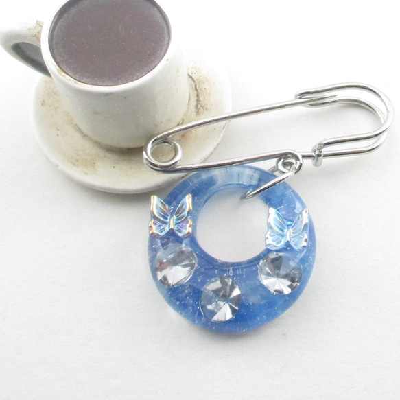 出来ることには限りがあるから、クォーツセニョリータに想いを伝えたい♪<カブトピンブローチ>SB1030 2枚目の画像