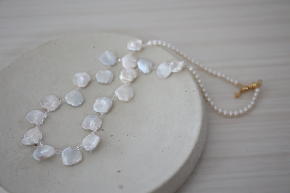 14KGF pearl necklace[kgf5213] 2枚目の画像
