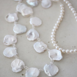 14KGF pearl necklace[kgf5213] 3枚目の画像