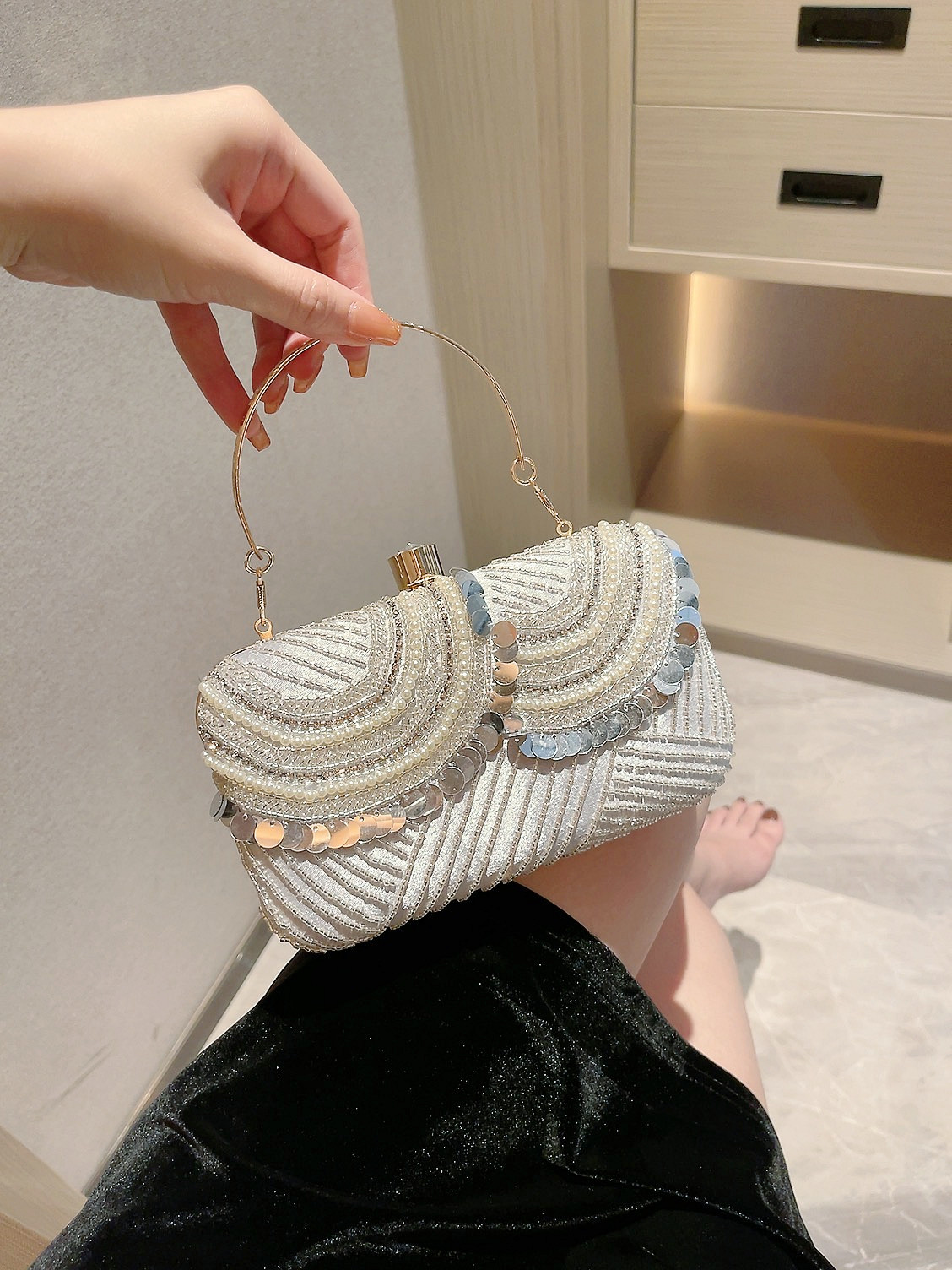 ♡クラッチバッグ　可愛いパーティーバッグ9～14日届け送料込み 7,548円