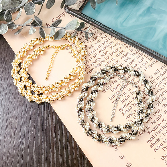 クリスタルビーズ ネックレス クリスタルビーズネックレス（5色） - RUNDS | 60% - アジア