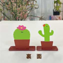 サボテン【saborin】アクリルスタンドとキーホルダーのセット 11枚目の画像