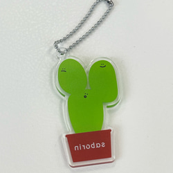 サボテン【saborin】アクリルスタンドとキーホルダーのセット 12枚目の画像