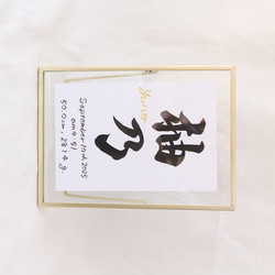 シンプルで温かみのある【命名書】デザインします “質の高い作品をリーズナブルに”お七夜/お宮参り/記念品 14枚目の画像