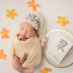 シンプルで温かみのある【命名書】デザインします “質の高い作品をリーズナブルに”お七夜/お宮参り/記念品 1枚目の画像