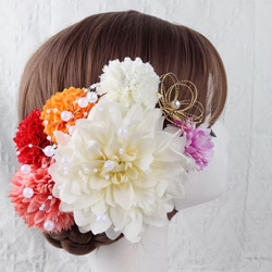 ヘアアクセサリー　ヘッドドレス　結婚式　成人式　卒業式　成人式用髪飾り　成人式ヘア飾り　和装　洋装　髪飾り　上品 1枚目の画像