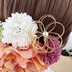 ヘアアクセサリー　ヘッドドレス　結婚式　成人式　卒業式　成人式用髪飾り　成人式ヘア飾り　和装　洋装　髪飾り　上品 2枚目の画像