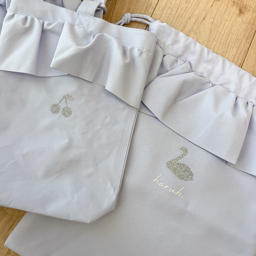 さくらんぼ⌇アイロンシール⌇グリッター ワッペン 入園準備 入学準備