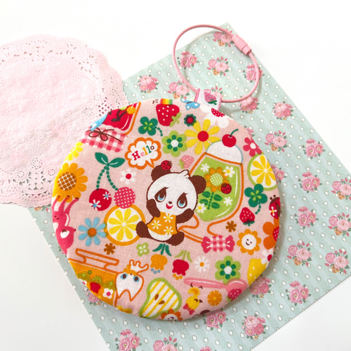 まるポーチ☆バッグチャーム☆可愛いチャームとキーリングつき