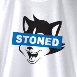 STONED / WHITE Tシャツ 2枚目の画像