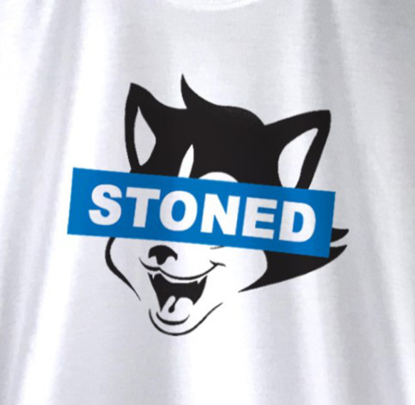 STONED / WHITE Tシャツ 2枚目の画像