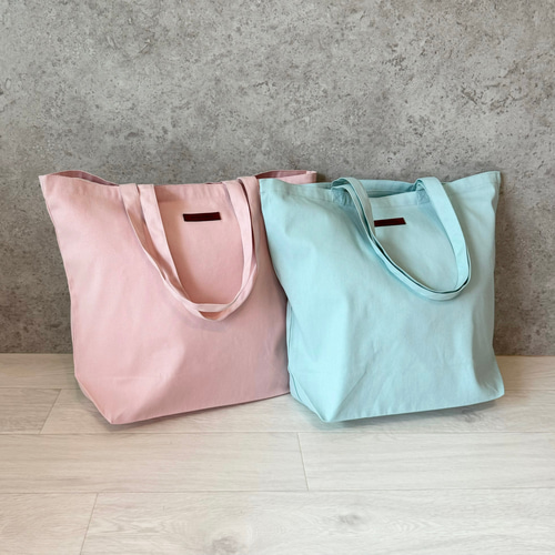 30%offSALE♪originalキャンバスbigトートバッグ パステルカラー