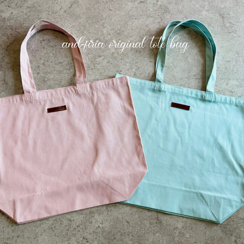 30%offSALE♪originalキャンバスbigトートバッグ パステルカラー