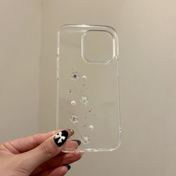 【３色選べるスマホケース】iPhone15/15Pro対応・受注生産・ハンドメイド 7枚目の画像