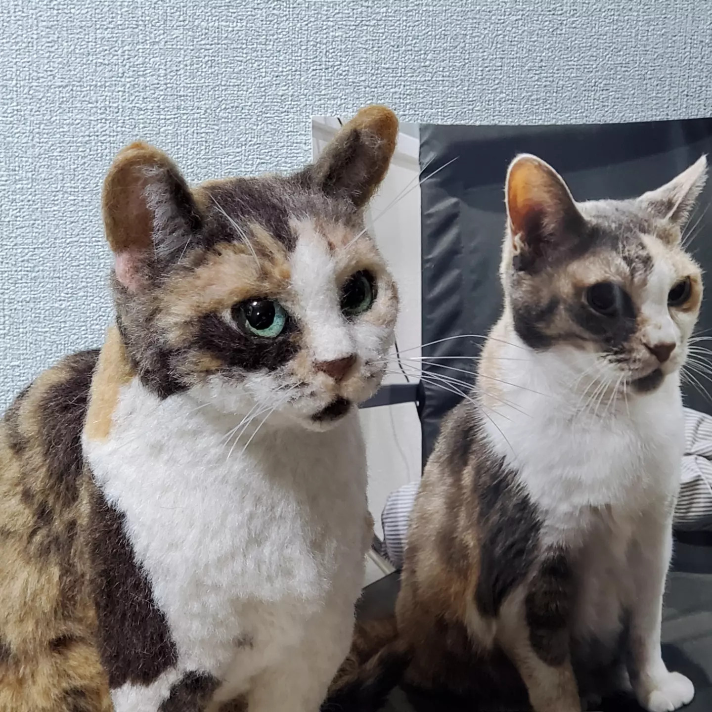 羊毛フェルトオーダーメイド、受注制作、羊毛フェルト犬、ペットロス