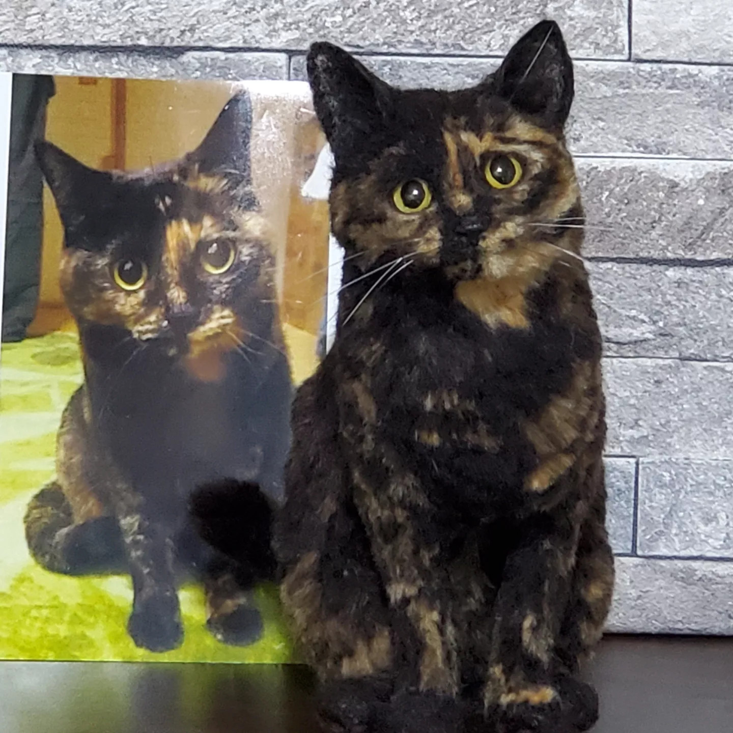 羊毛フェルト、オーダーメイド、受注制作、羊毛フェルト犬、ペットロス、フェルトペット、猫 虹組