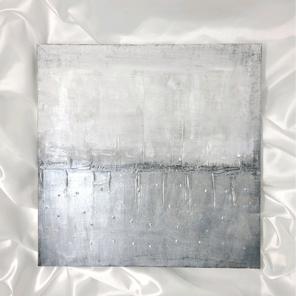 アクリル画テクスチャーアートno.829抽象画キャンバスアートパネルパターン模様 minamo 2＊絵画 キャンバス原画 アクリル画 抽象画 テクスチャー