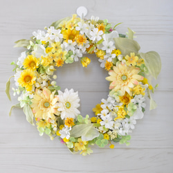 ガーベラリース　春リース　ミニリース ガーベラリース 春リース ミニリース ガーベラ リースの人気商品・通販