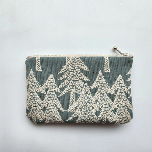 パッチワークポーチ フラット型 横16センチ ミナペルホネンの