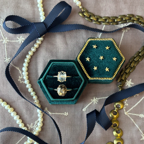 ☆初回販売15%OFF☆『冥王星』14KGFリングセット オリジナルBOX付