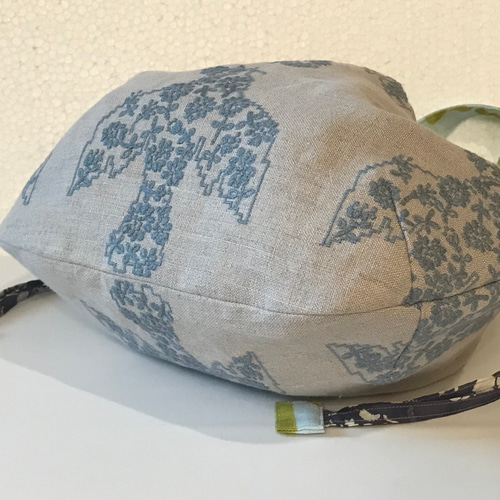 ミナペルホネン*生地使用*しじみ巾着*バッグ*odyssey*run run run 巾着