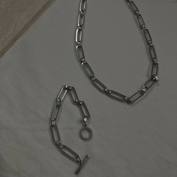 ーsquare chain braceletー　チェーンブレスレット　サージカルステンレス　ブレスレット　チェーン 4枚目の画像