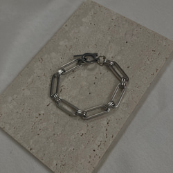 ーsquare chain braceletー　チェーンブレスレット　サージカルステンレス　ブレスレット　チェーン 14枚目の画像