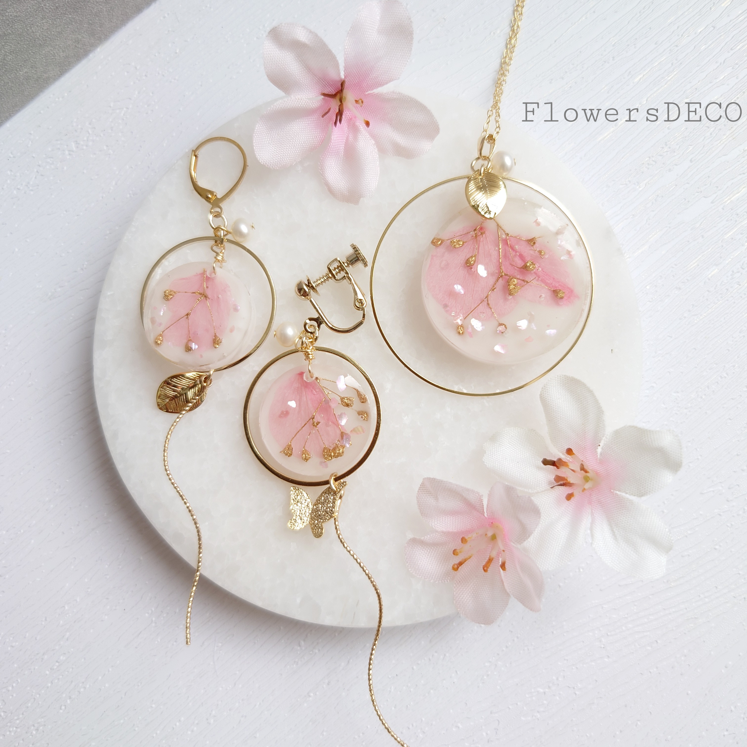 ピアス ユリ 花 リリー フラワー パール 百合 LeleSadoughi