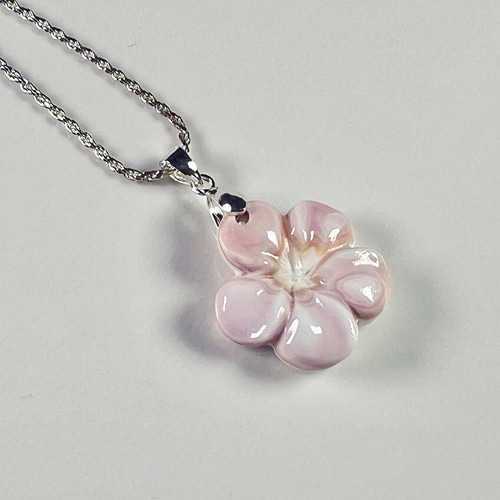 桜色した貝のペンダント ペンダントトップ L CRAFT 通販