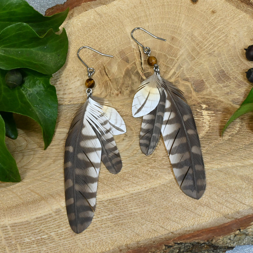 【404】ガラスドームのピアス／イヤリング／金魚 595】ガラスドームのピアス／イヤリング／金魚／樹脂粘土 夏限定