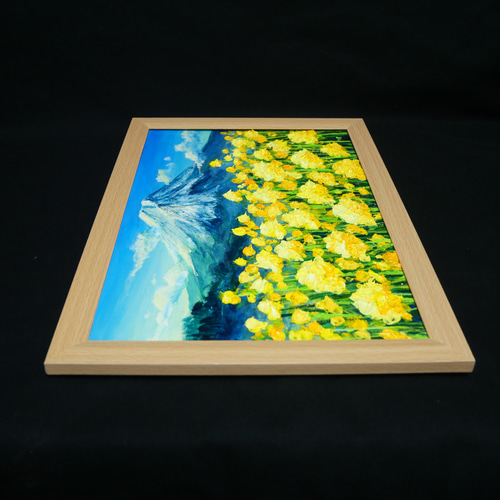 一点物】黄金の夜明け 〜希望の息吹〜｜油絵 絵画 原画 インテリア