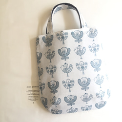 ハンドメイド ミナペルホネン anone-anone マチが可愛い巾着バッグ ハンドメイド ミナペルホネン anone-anone マチが可愛い巾着バッグ