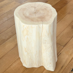 Hinoki  Wood  Stool  No.602 1枚目の画像