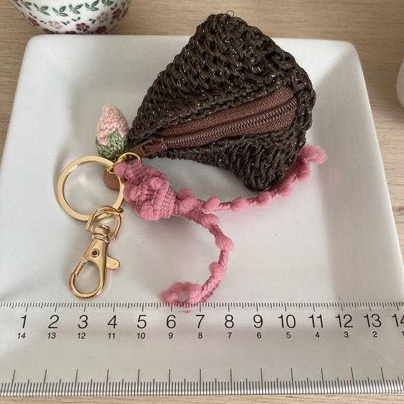 ちょっとしたプレゼント（チョコケーキのようなキーホルダー） 5枚目の画像