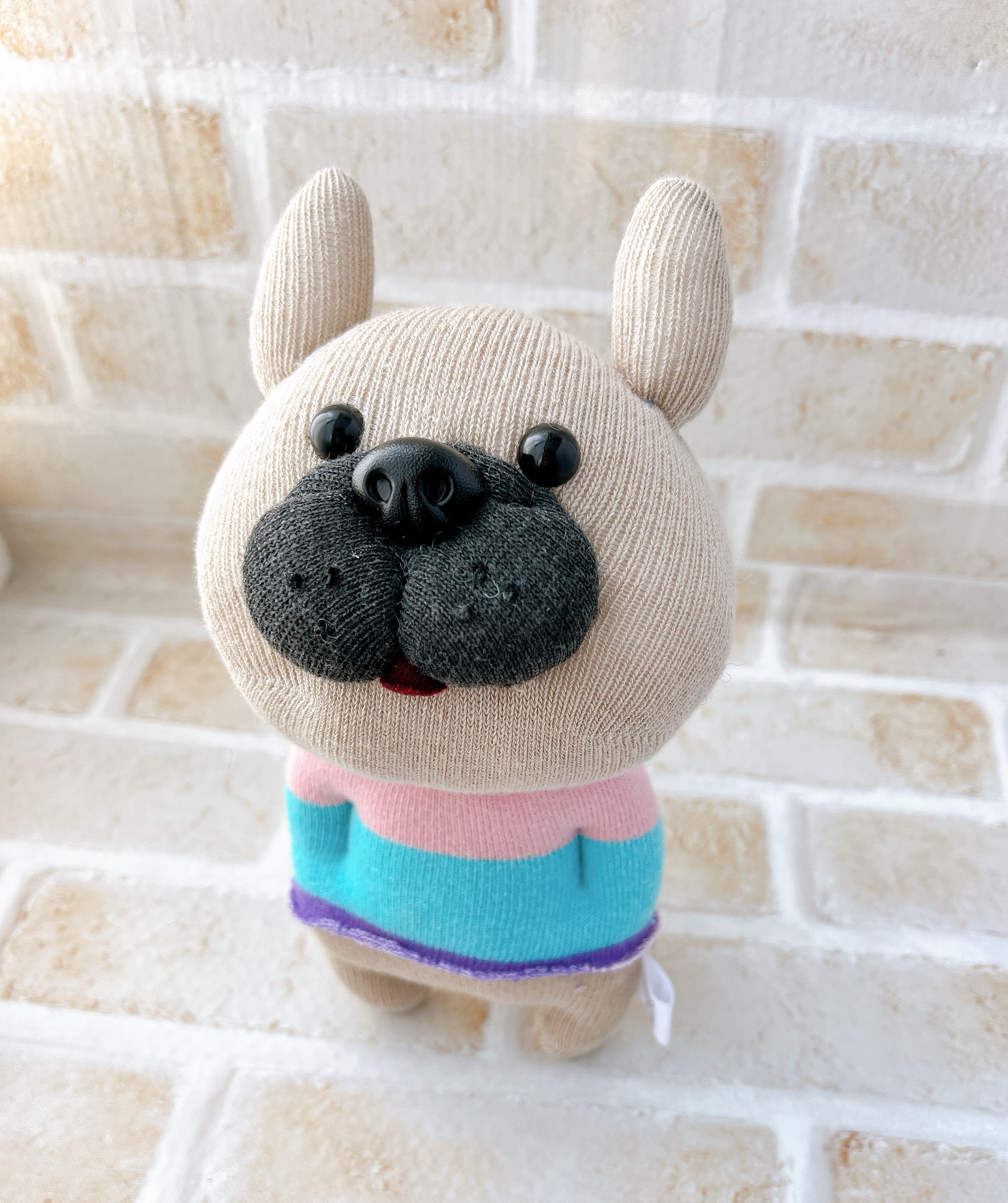 ポッケに手 フレンチブルドッグ ぬいぐるみ ぬいぐるみ mofu_mofu_club 